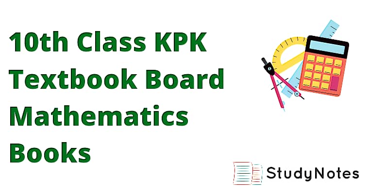 10th Class KPK Textbook Board Mathematics Books