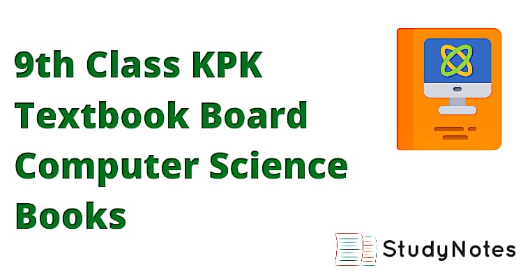 9th Class KPK Textbook Board Computer Science Books