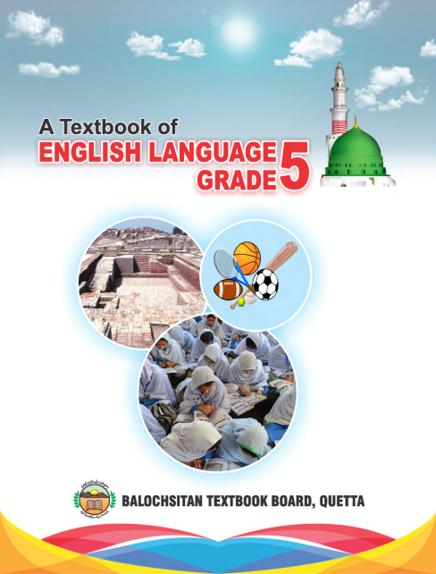 5th Class English Text Book by Balochistan Board