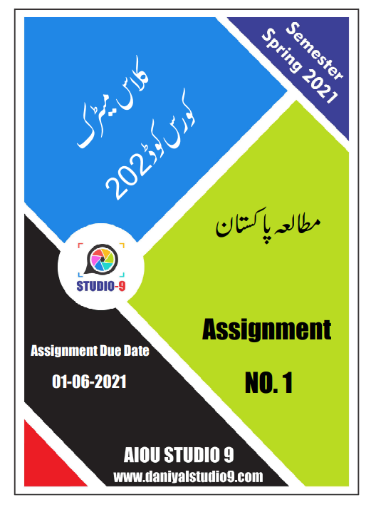 AIOU Code 202 Solved Assignment No.1 (Spring 2021)