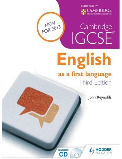Cambridge IGCSE: English as a First Language PDF